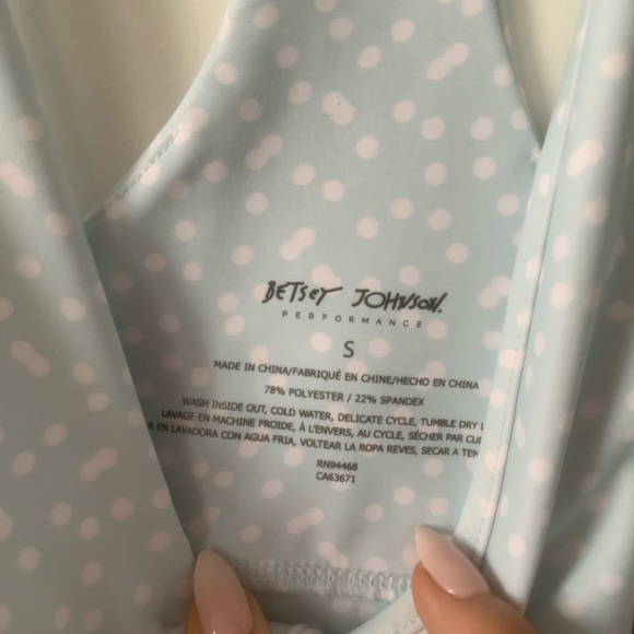 Betsey Johnson Tank/Sports Bra - Picture 4 of 4